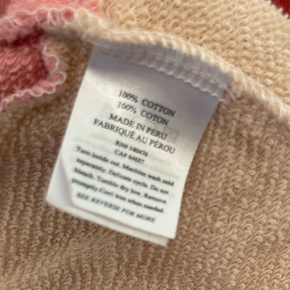 Faherty Sunset Hoodie XS Colorblock Baja Style Sweatshirt - Picture 5 of 11